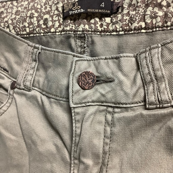 Prana Kayla Straight Leg Jeans Size 4 Taupe Tan Brown - Picture 8 of 9